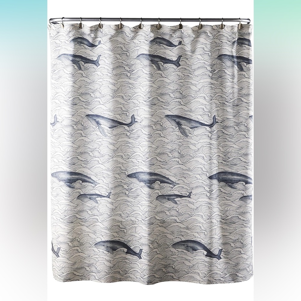 Vern Yip Whale Shower Curtain